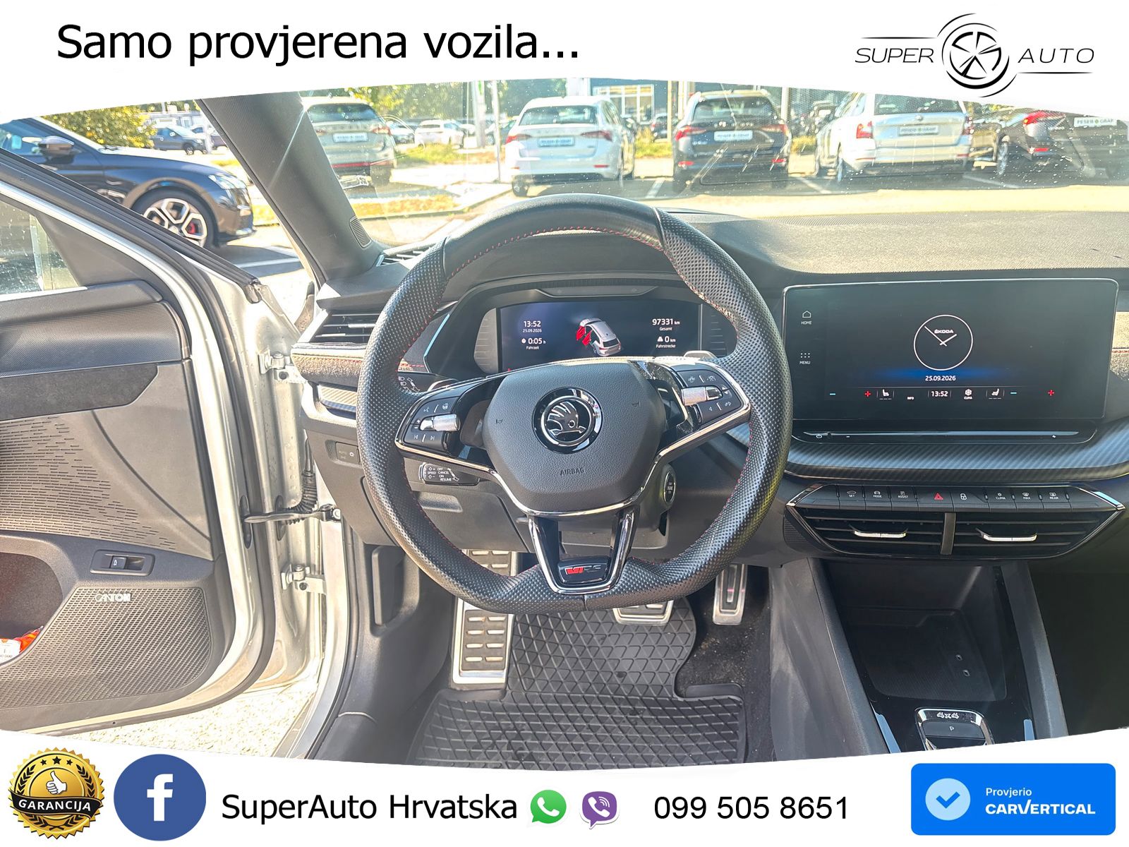 Škoda Octavia Combi RS 2.0 TDI (200 KS) 4x4 DSG LED+GR SJED+ACC