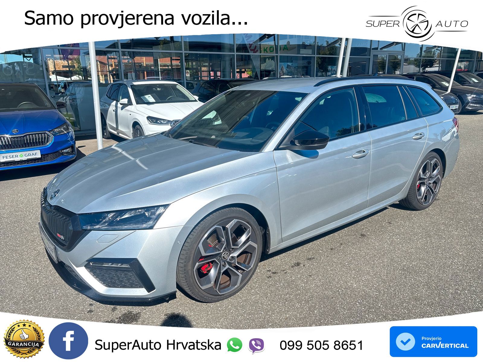 Škoda Octavia Combi RS 2.0 TDI (200 KS) 4x4 DSG LED+GR SJED+ACC