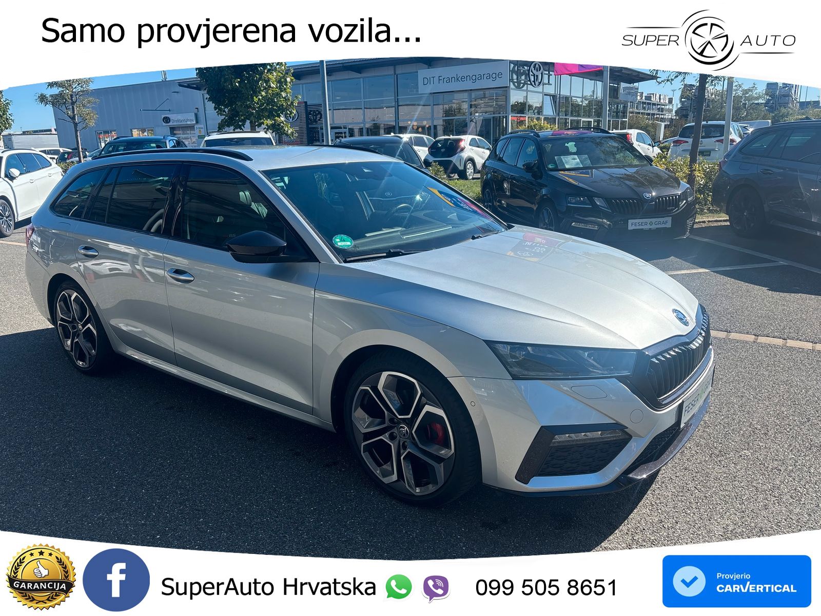 Škoda Octavia Combi RS 2.0 TDI (200 KS) 4x4 DSG LED+GR SJED+ACC