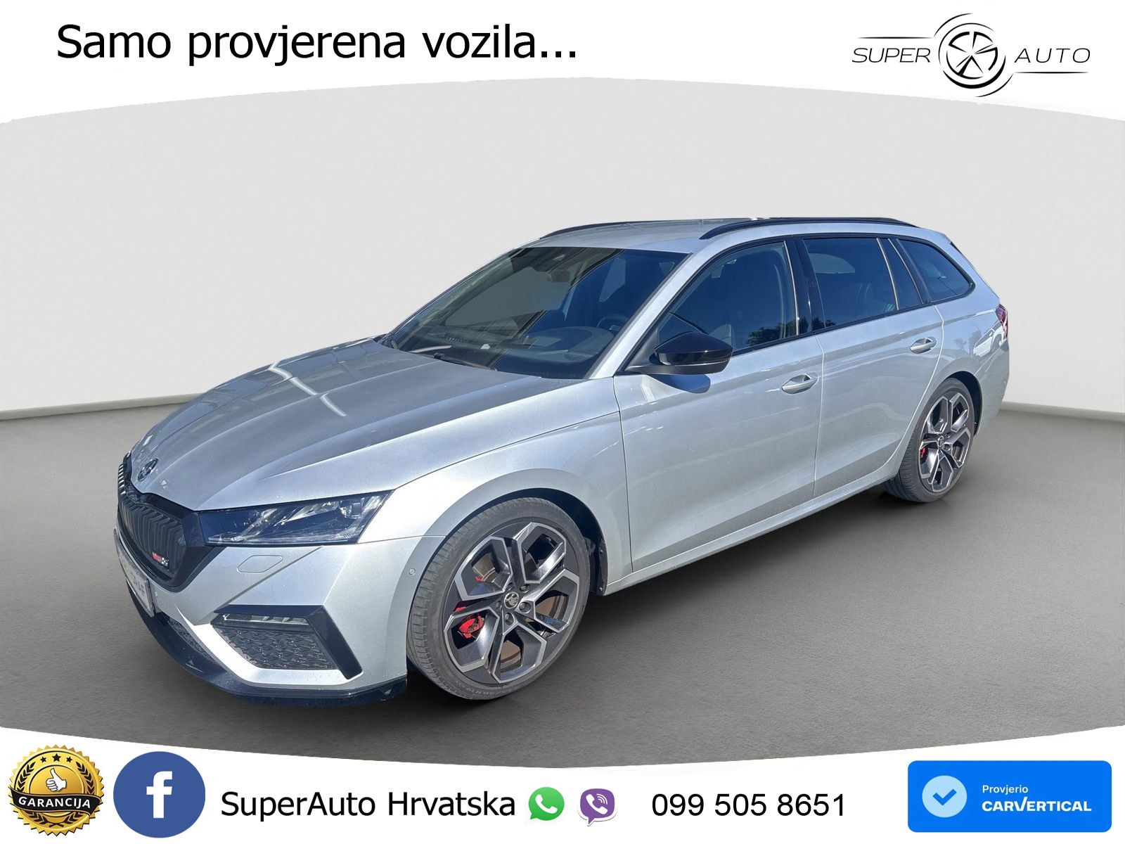 Škoda Octavia Combi RS 2.0 TDI (200 KS) 4x4 DSG LED+GR SJED+ACC