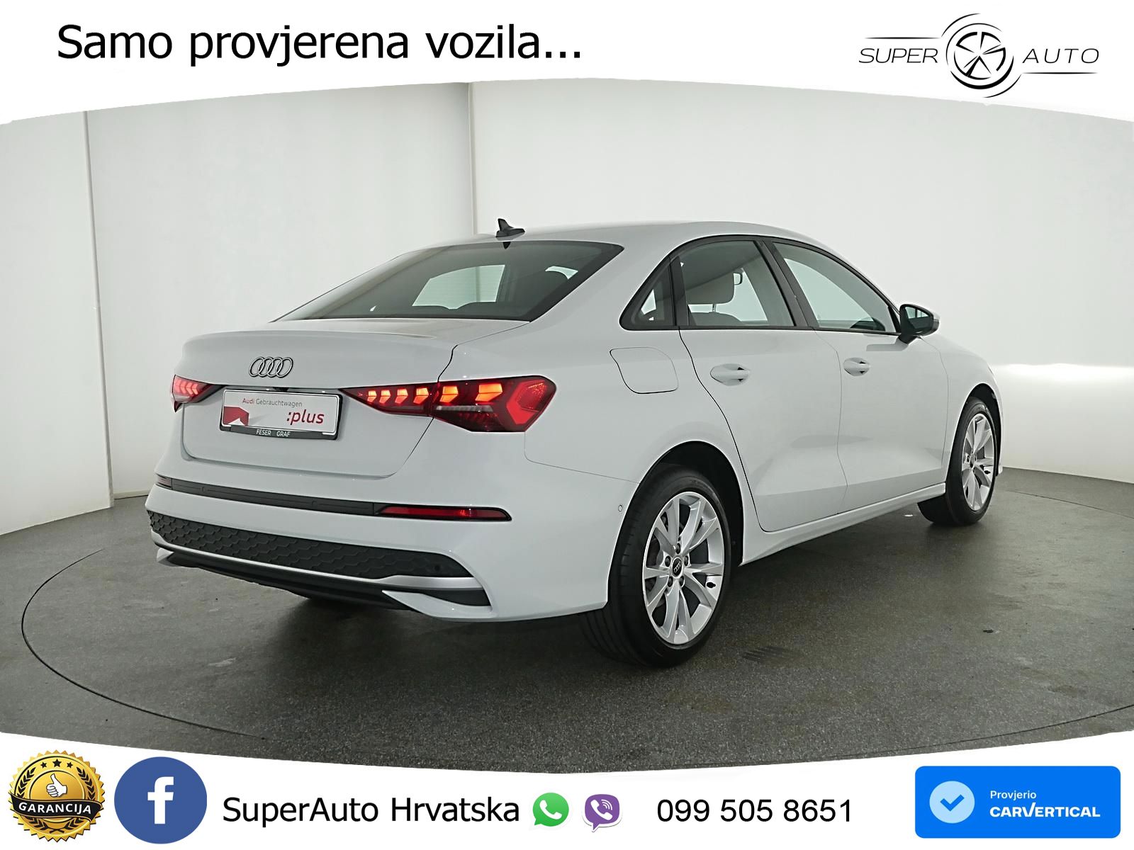 Audi A3 Limuzina 30 TDI (116 KS) LED+GR SJED+ACC