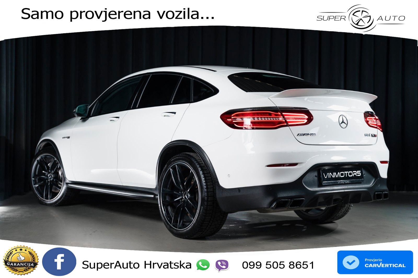 Mercedes GLC Coupe AMG 63 (476 KS) 4MATIC+ MCT LED+GR SJED+ACC