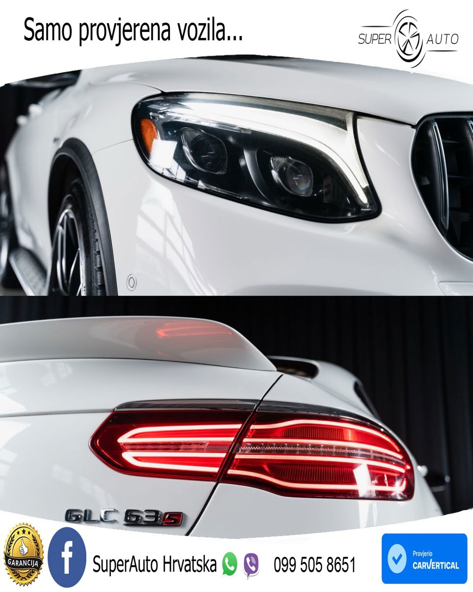 Mercedes GLC Coupe AMG 63 (476 KS) 4MATIC+ MCT LED+GR SJED+ACC