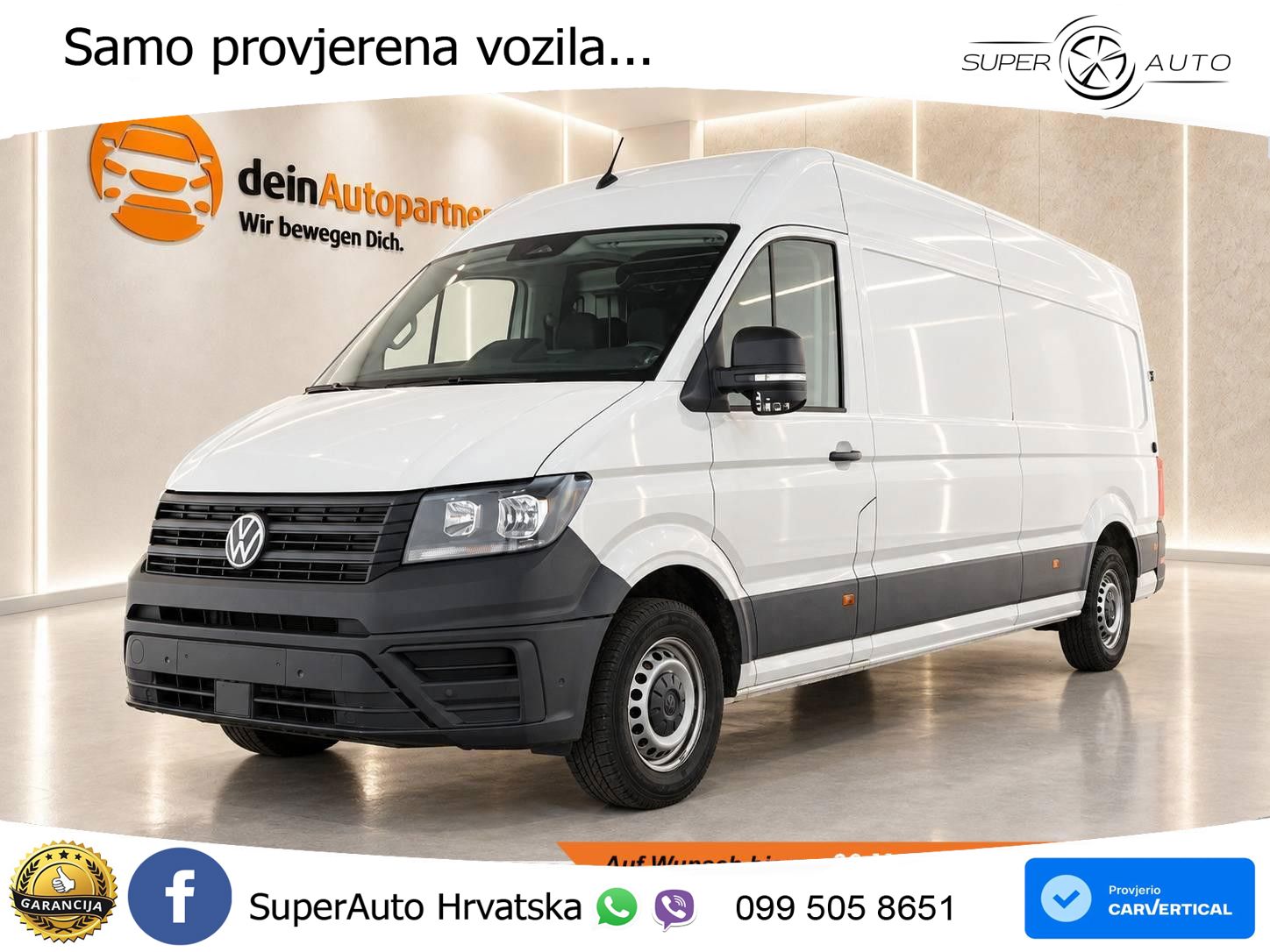 Volkswagen Crafter Kasten 35 LR 2.0TDI Hochdach RFK KLIMA 140 KS