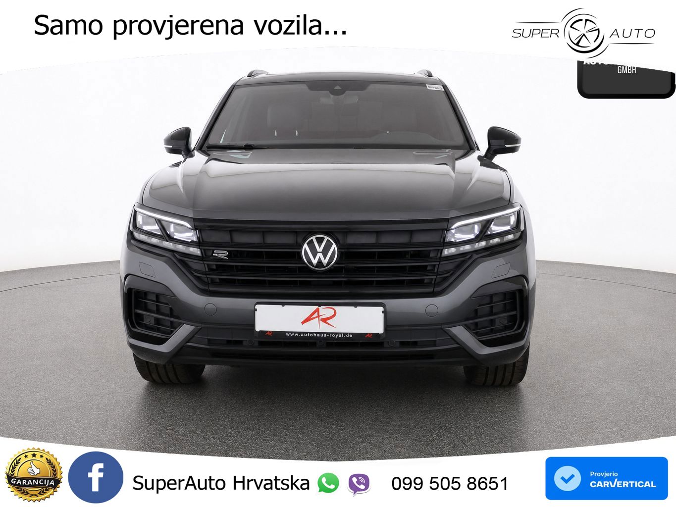 Volkswagen Touareg 3.0 V6 TDI (286 KS) 4MOTION Tiptronic R-Line ZRAČNI+ACC+GR SJED+KAM+PANO