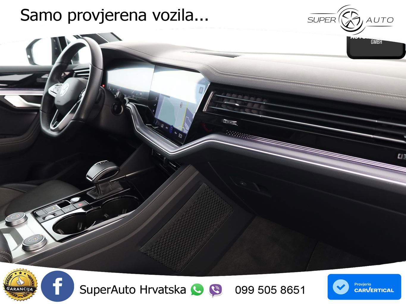 Volkswagen Touareg 3.0 V6 TDI (286 KS) 4MOTION Tiptronic R-Line ZRAČNI+ACC+GR SJED+KAM+PANO