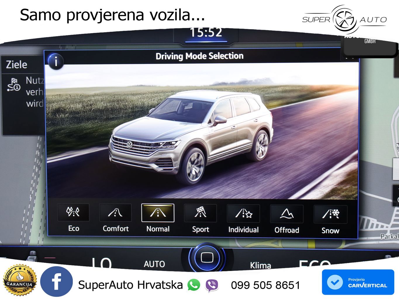Volkswagen Touareg 3.0 V6 TDI (286 KS) 4MOTION Tiptronic R-Line ZRAČNI+ACC+GR SJED+KAM+PANO
