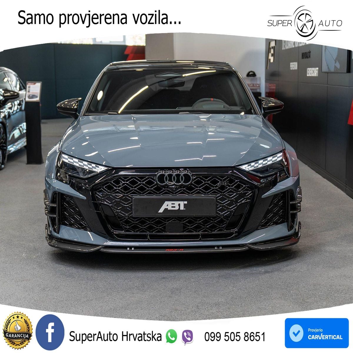 Audi RS3 Sedan 2.5 TFSI (400 KS) quattro S tronic ABT LED+GR SJED+ACC