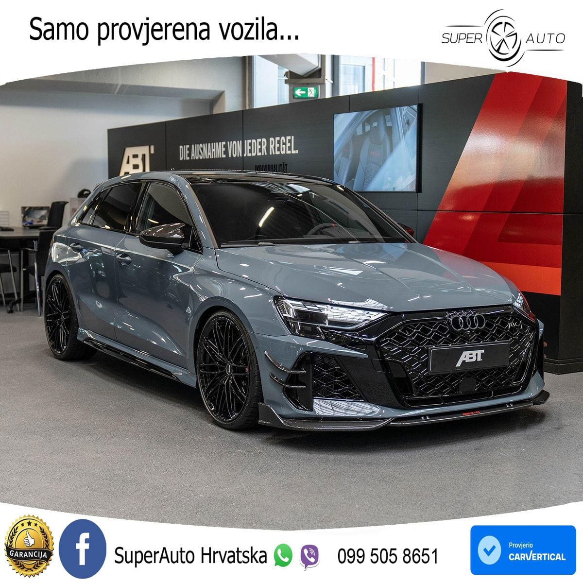 Audi RS3 Sedan 2.5 TFSI (400 KS) quattro S tronic ABT LED+GR SJED+ACC