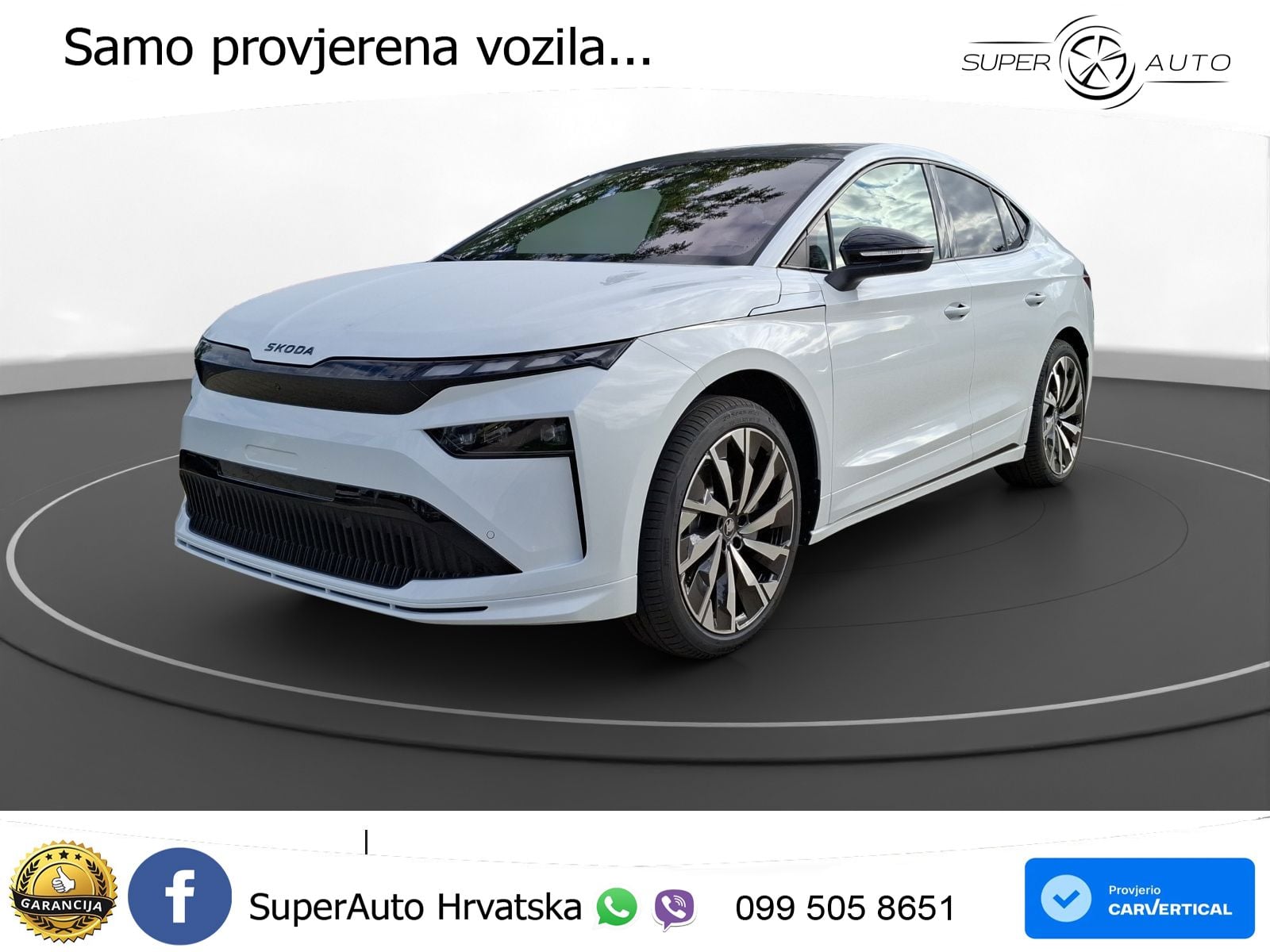 Škoda Enyaq Coupe iV 85 82 kWh (286 KS) SportLine LED+GR SJED+ACC
