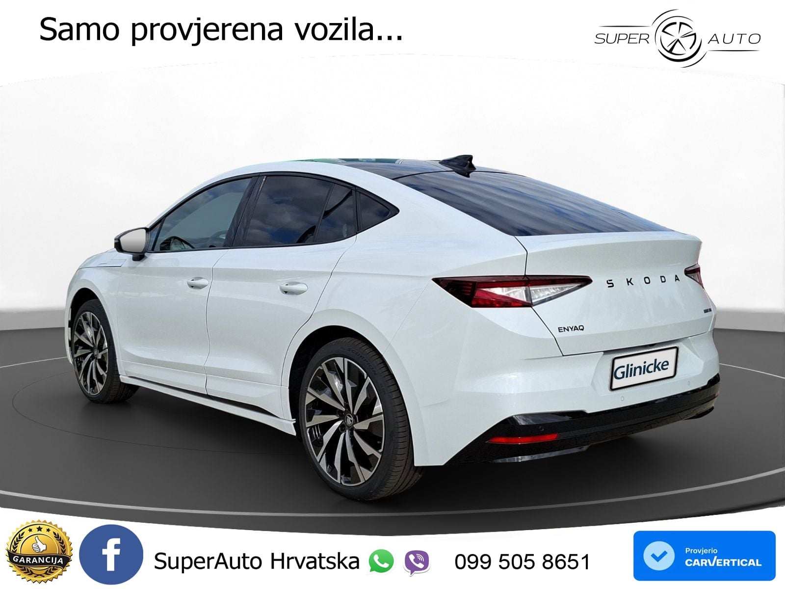 Škoda Enyaq Coupe iV 85 82 kWh (286 KS) SportLine LED+GR SJED+ACC