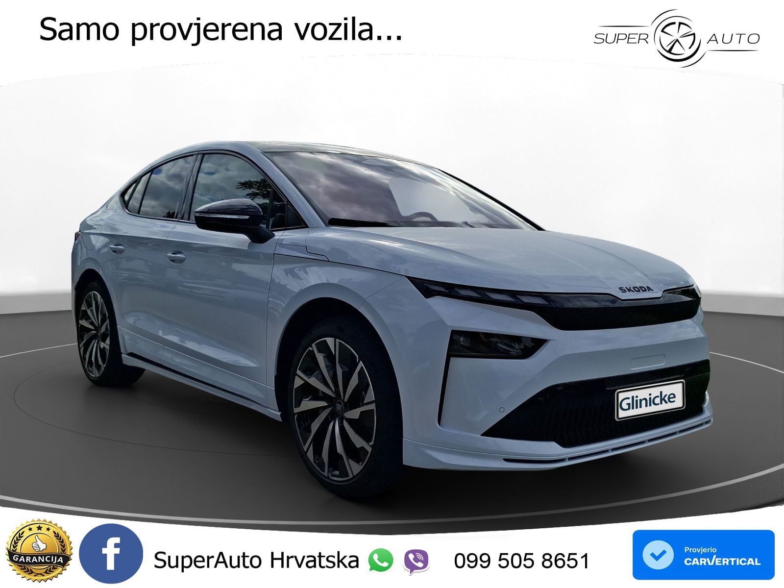 Škoda Enyaq Coupe iV 85 82 kWh (286 KS) SportLine LED+GR SJED+ACC