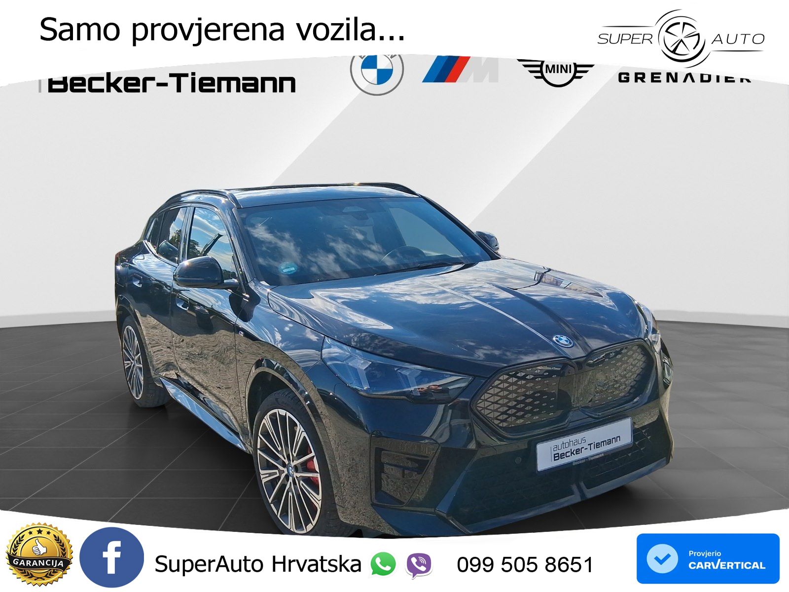 BMW iX2 66.5 kWh (313 KS) xDrive30 M Sport LED+GR SJED+ACC