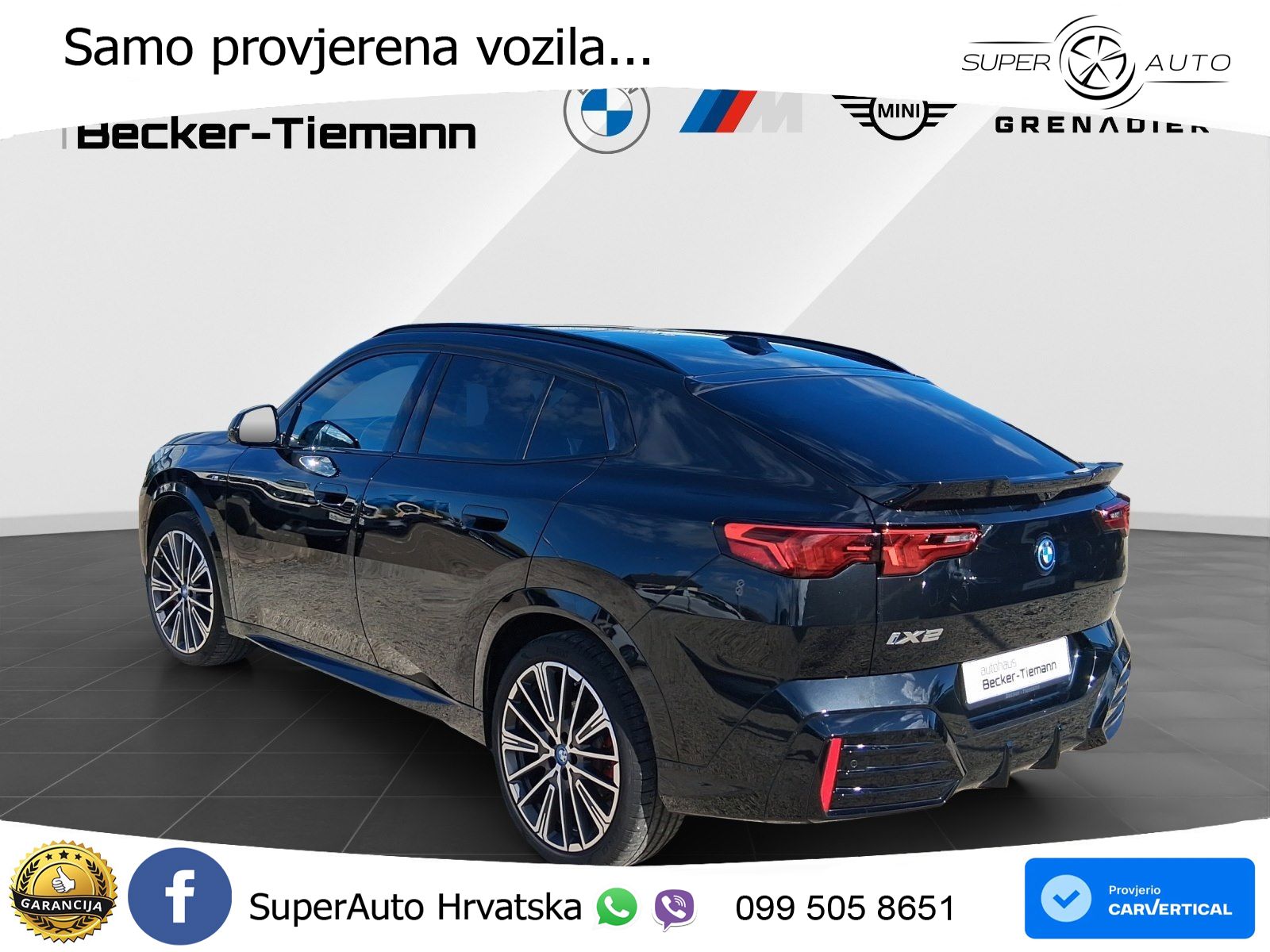 BMW iX2 66.5 kWh (313 KS) xDrive30 M Sport LED+GR SJED+ACC