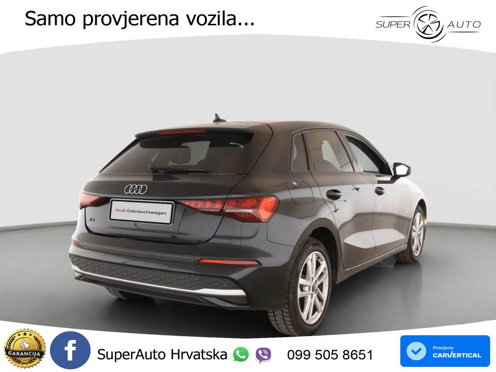 Audi A3 Sportback 40 TFSI e (204 KS) Plug-in Hybrid S tronic LED+GR SJED+ACC