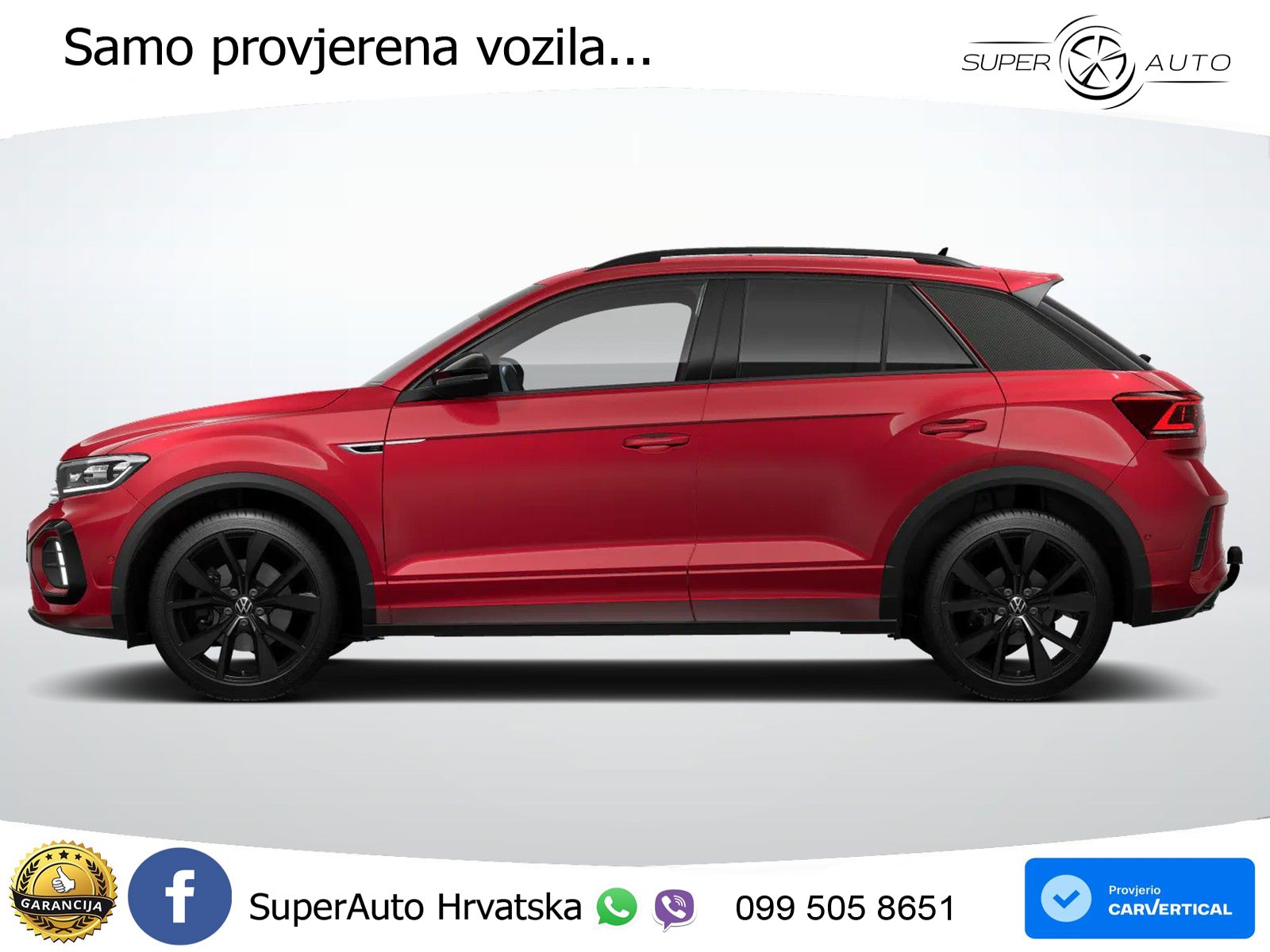 Volkswagen T-Roc 2.0 TSI (190 KS) 4M DSG R-Line LED+GR SJED+ACC