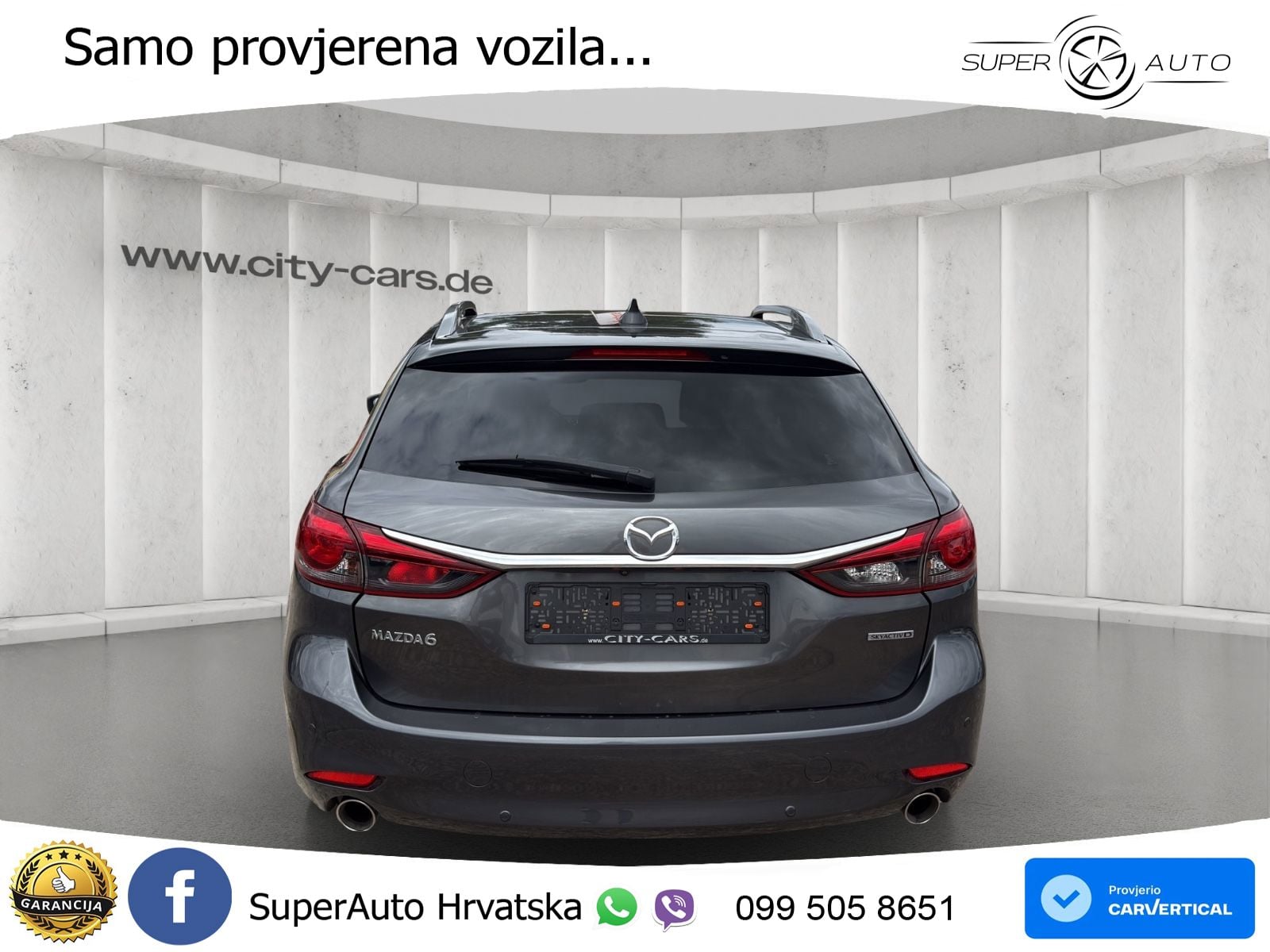Mazda 6 Sport Combi  2.2 SKYACTIV-D (184 KS) LED+GR SJED+ACC