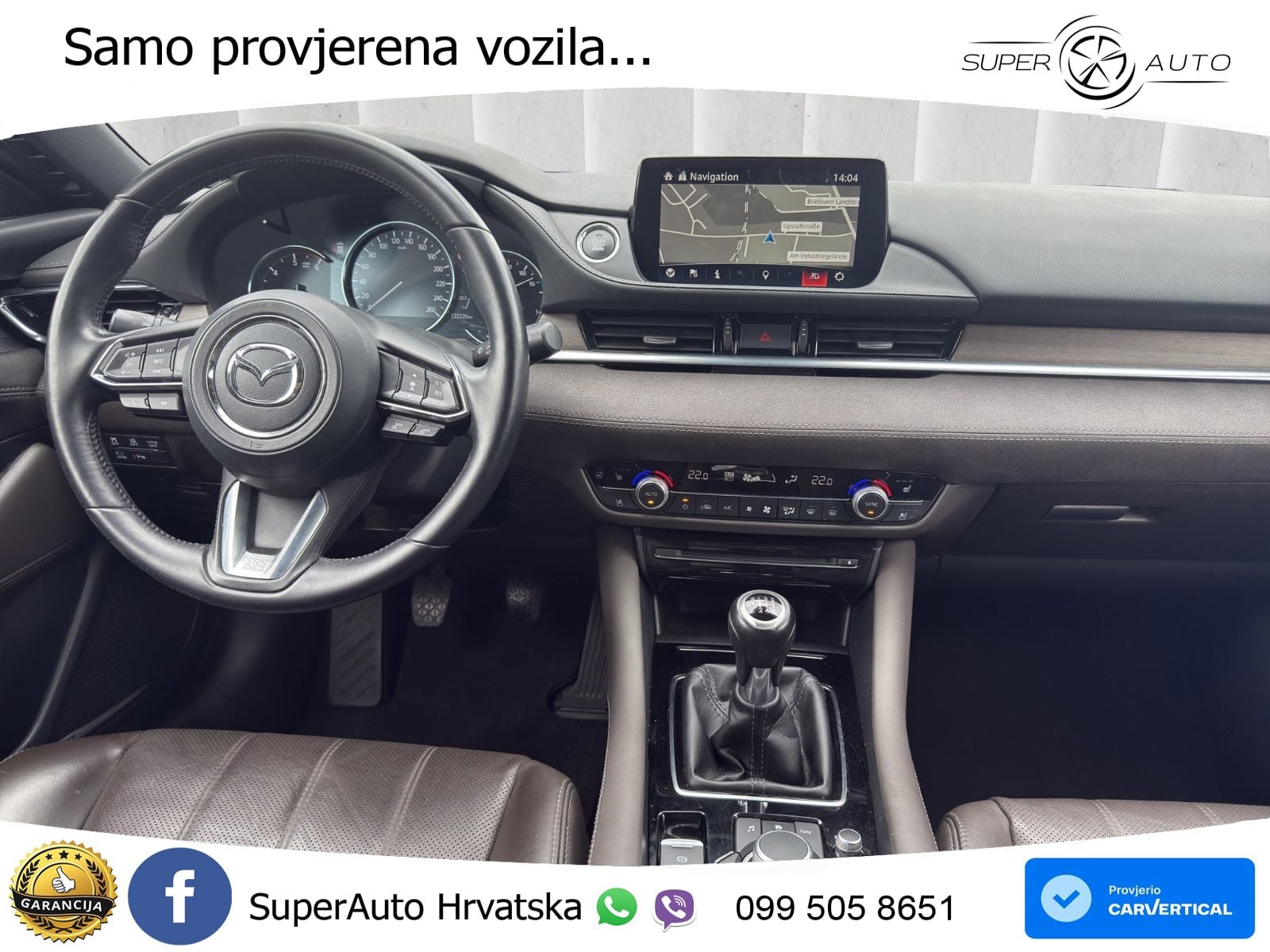 Mazda 6 Sport Combi  2.2 SKYACTIV-D (184 KS) LED+GR SJED+ACC