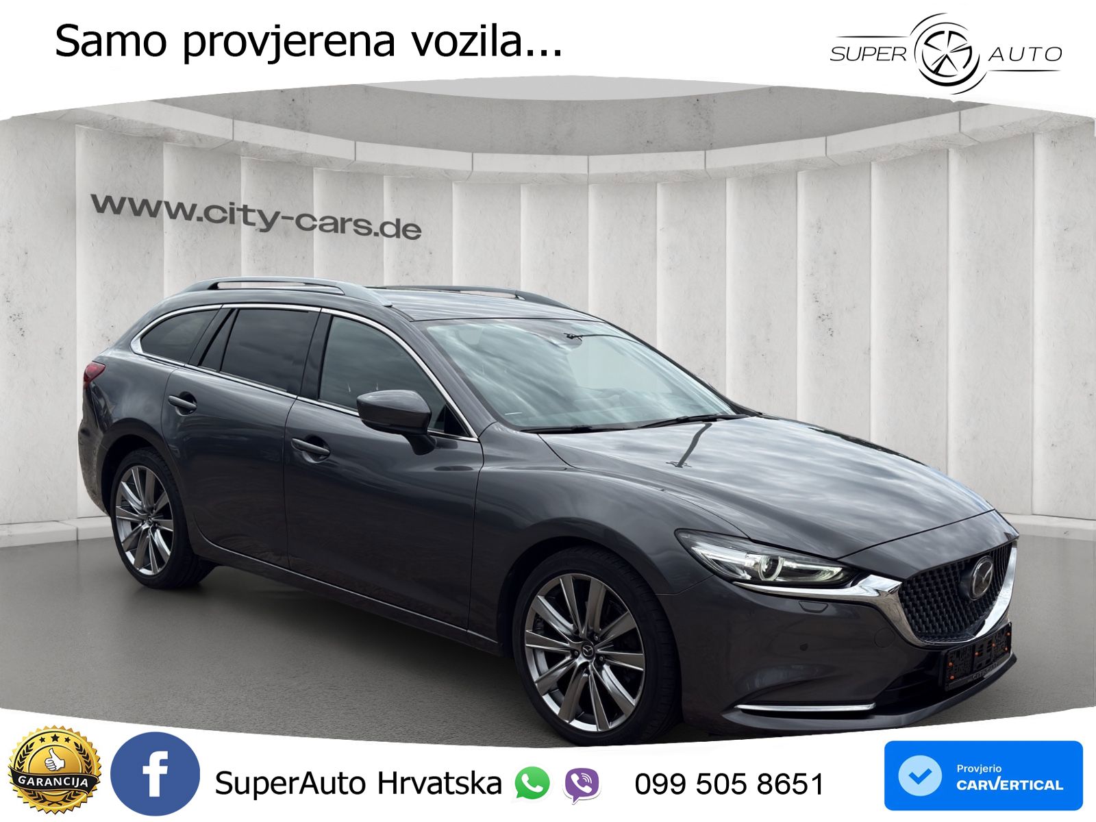 Mazda 6 Sport Combi  2.2 SKYACTIV-D (184 KS) LED+GR SJED+ACC