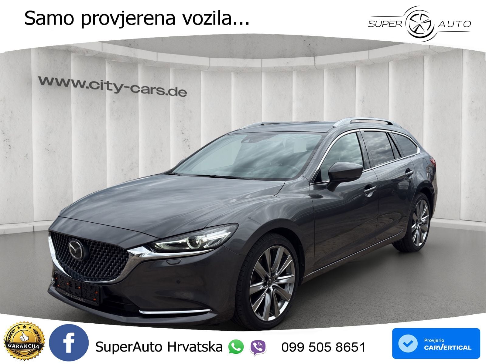 Mazda 6 Sport Combi  2.2 SKYACTIV-D (184 KS) LED+GR SJED+ACC