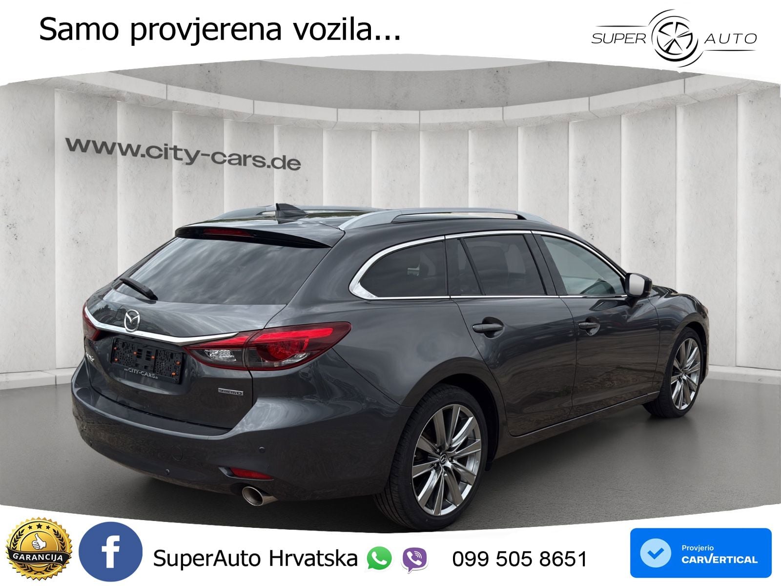 Mazda 6 Sport Combi  2.2 SKYACTIV-D (184 KS) LED+GR SJED+ACC