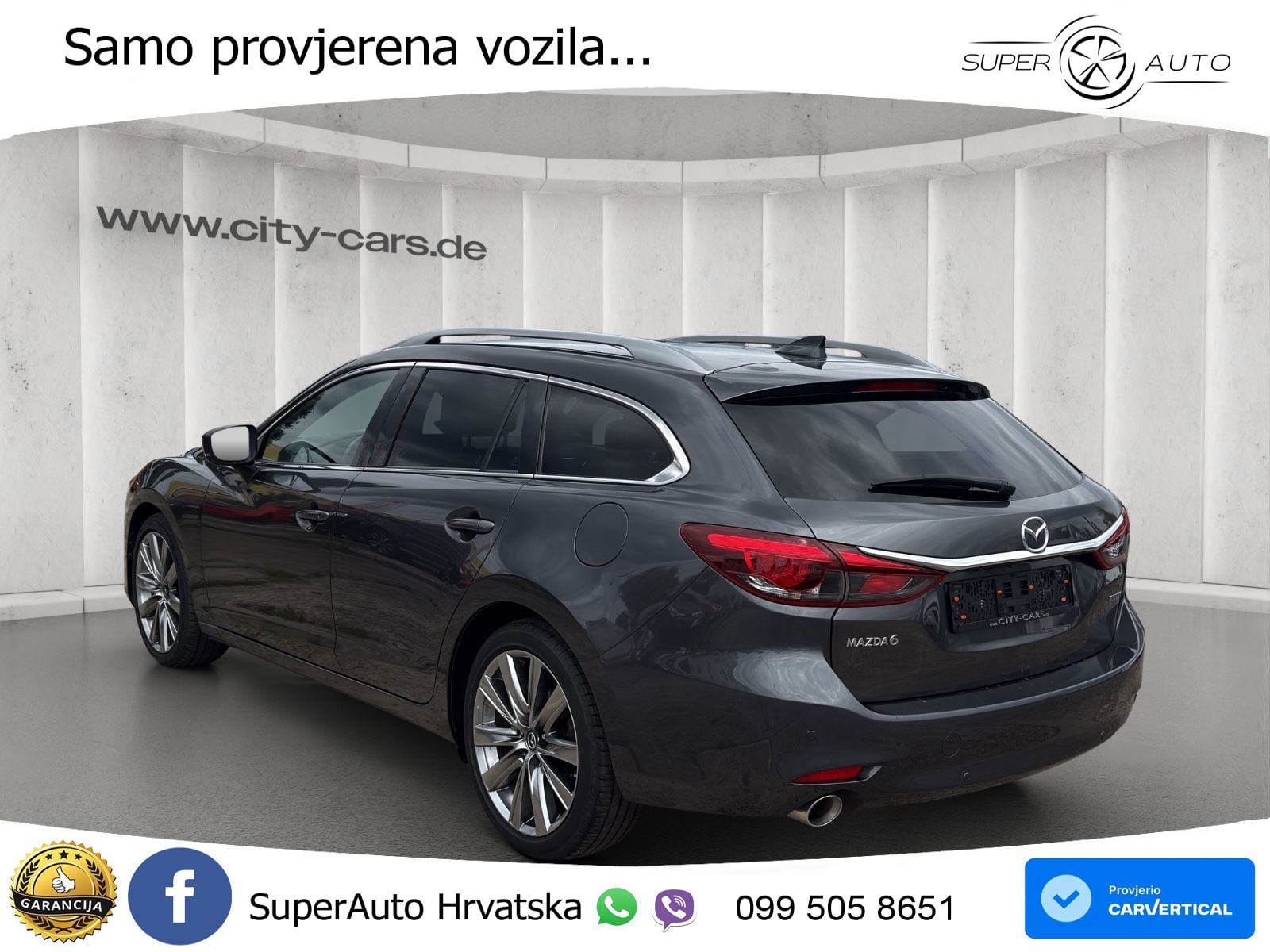 Mazda 6 Sport Combi  2.2 SKYACTIV-D (184 KS) LED+GR SJED+ACC