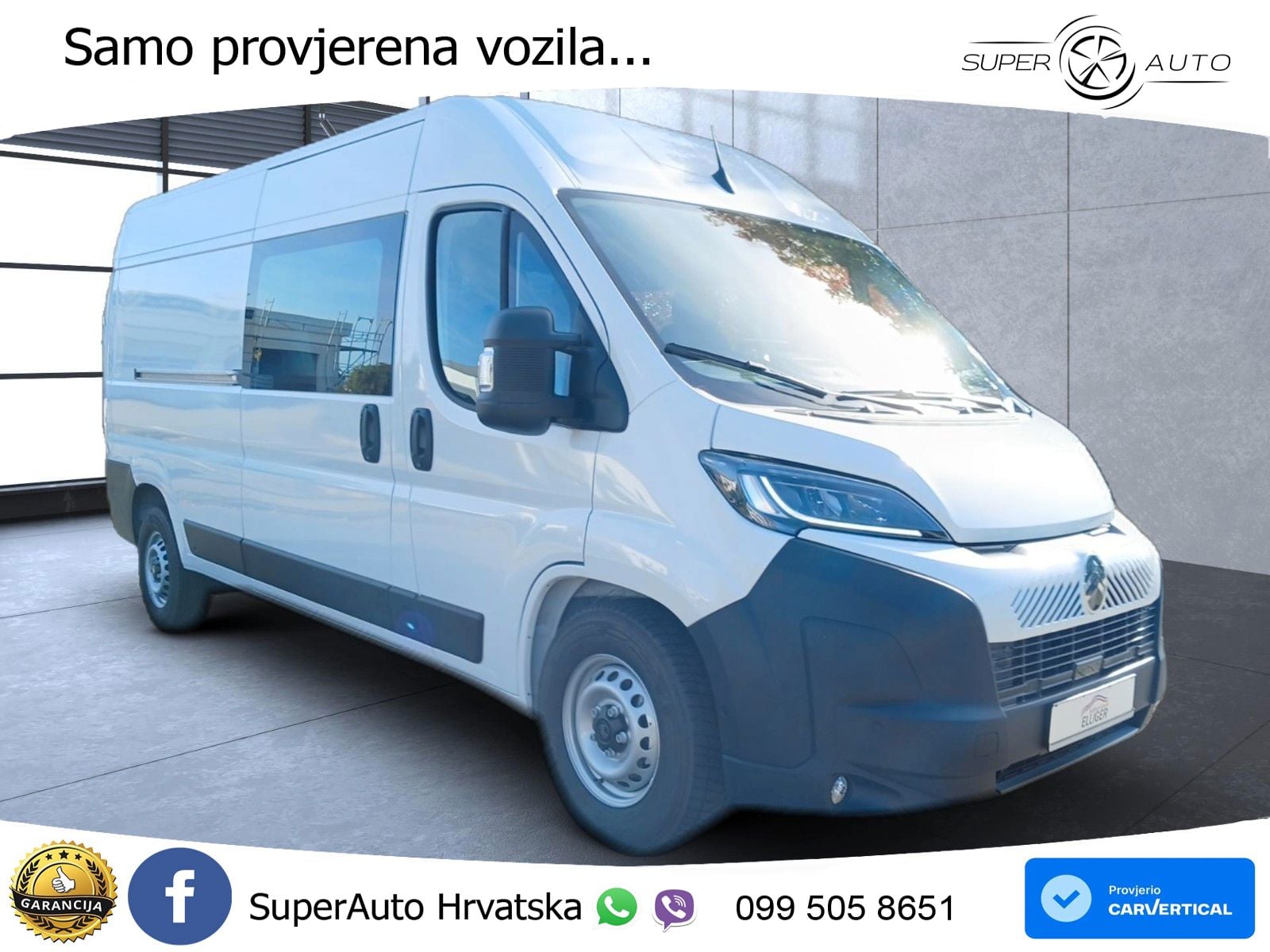 Citroën Jumper Kasten Doppelkabine L3H2 Heavy Diesel180 179 KS
