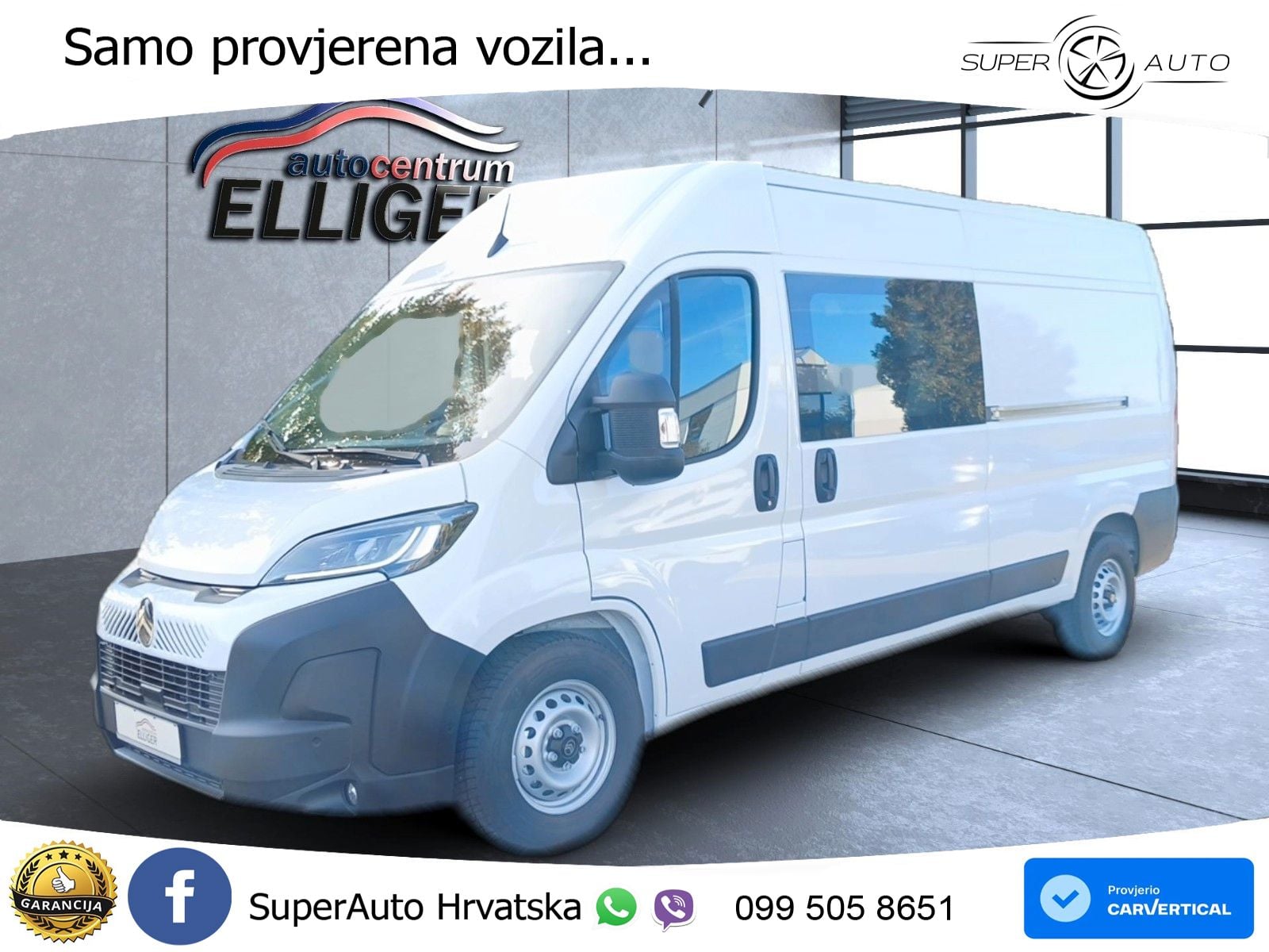 Citroën Jumper Kasten Doppelkabine L3H2 Heavy Diesel180 179 KS