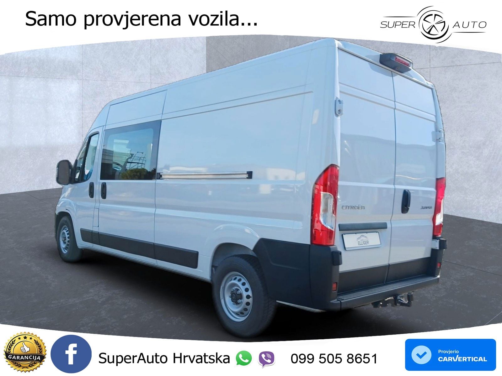 Citroën Jumper Kasten Doppelkabine L3H2 Heavy Diesel180 179 KS