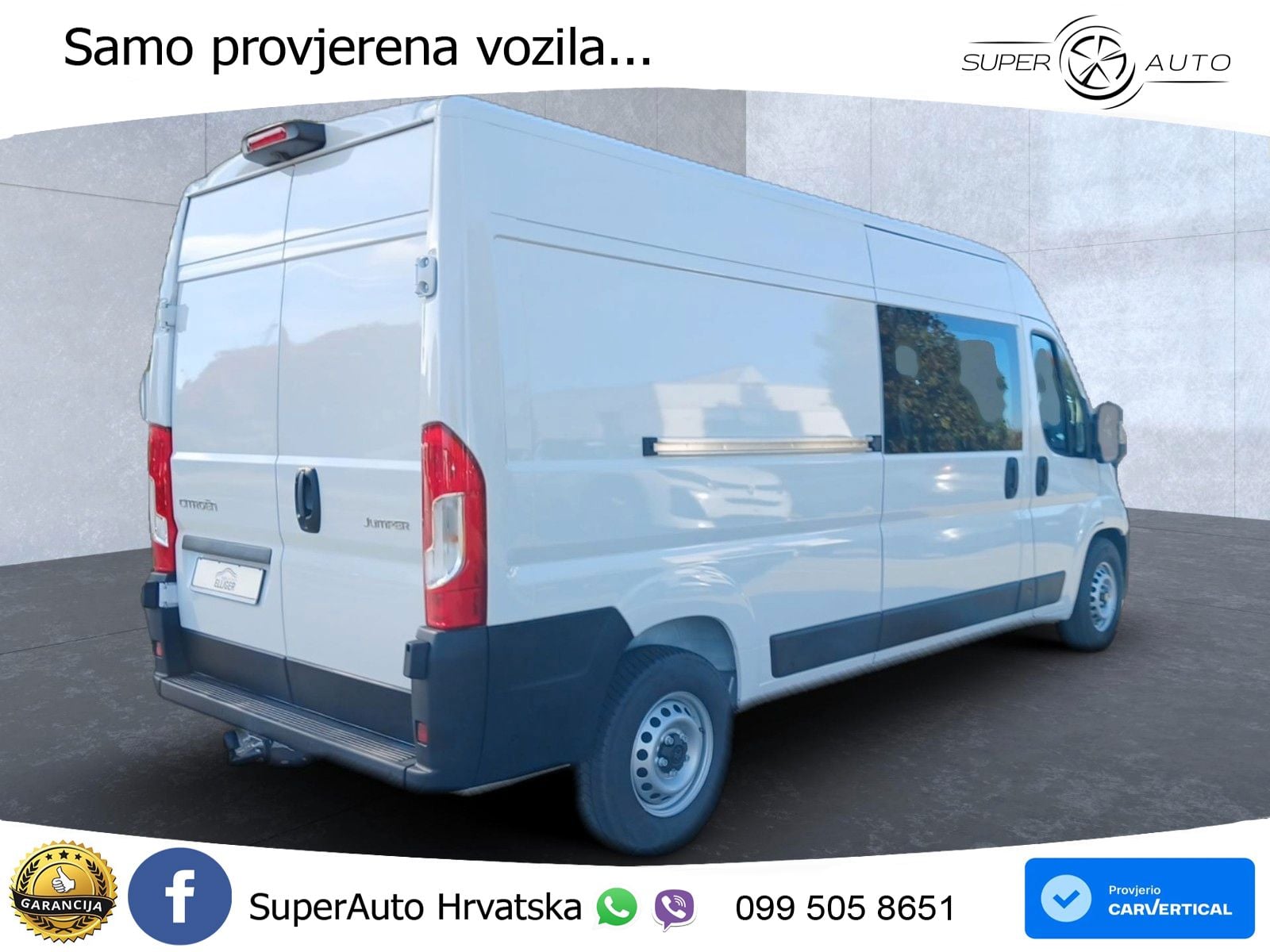 Citroën Jumper Kasten Doppelkabine L3H2 Heavy Diesel180 179 KS