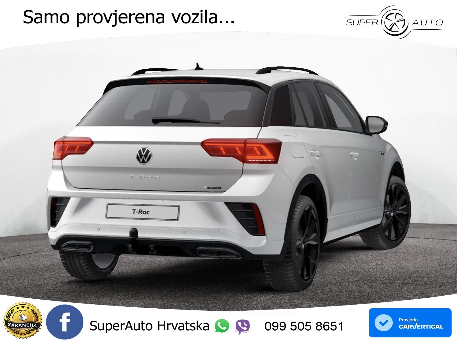Volkswagen T-Roc 2.0 TSI (190 KS) 4M DSG R-Line MATRIX+GR SJED+KAM