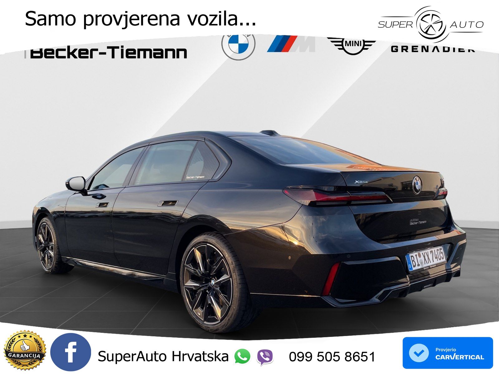 BMW 740d (299 KS) xDrive Steptronic ZRAČNI+ACC+GR SJED+KAM+PANO