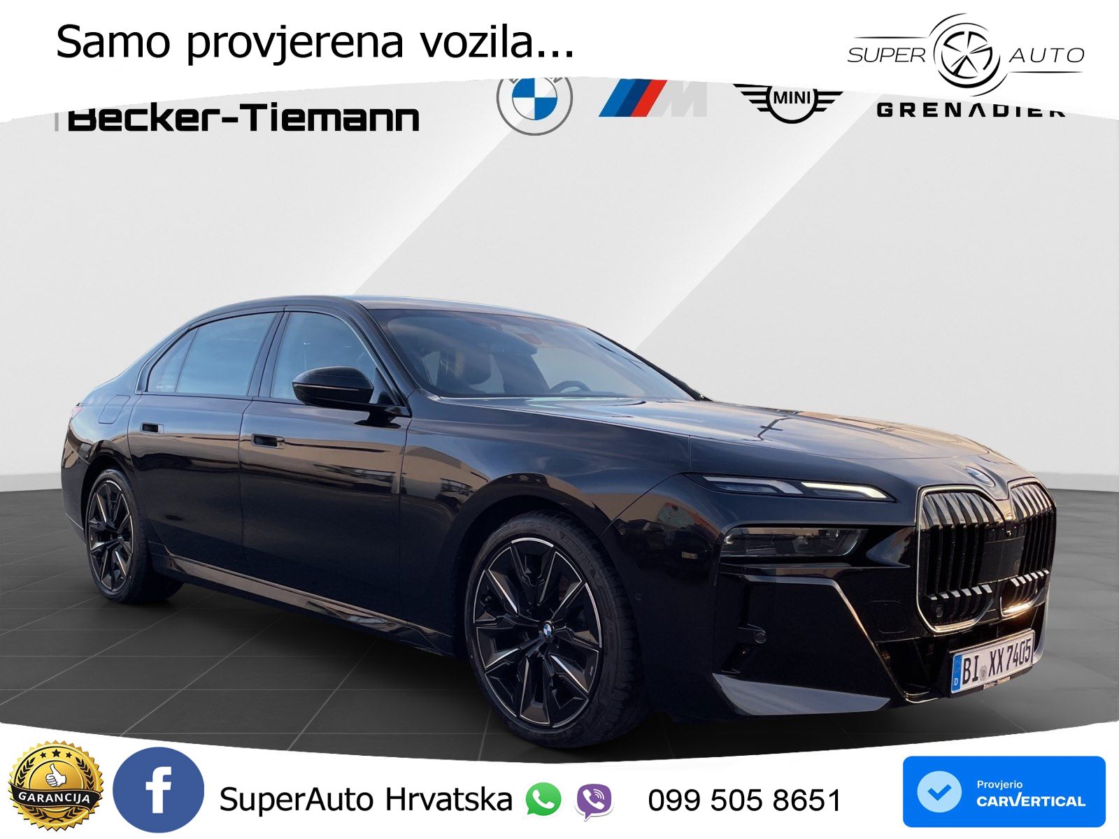 BMW 740d (299 KS) xDrive Steptronic ZRAČNI+ACC+GR SJED+KAM+PANO