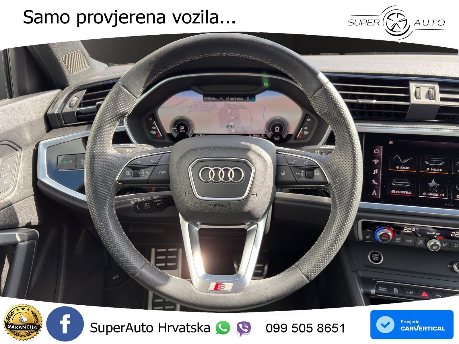 Audi Q3 45 TFSIe (245 KS) S tronic S line LED+GR SJED+ACC