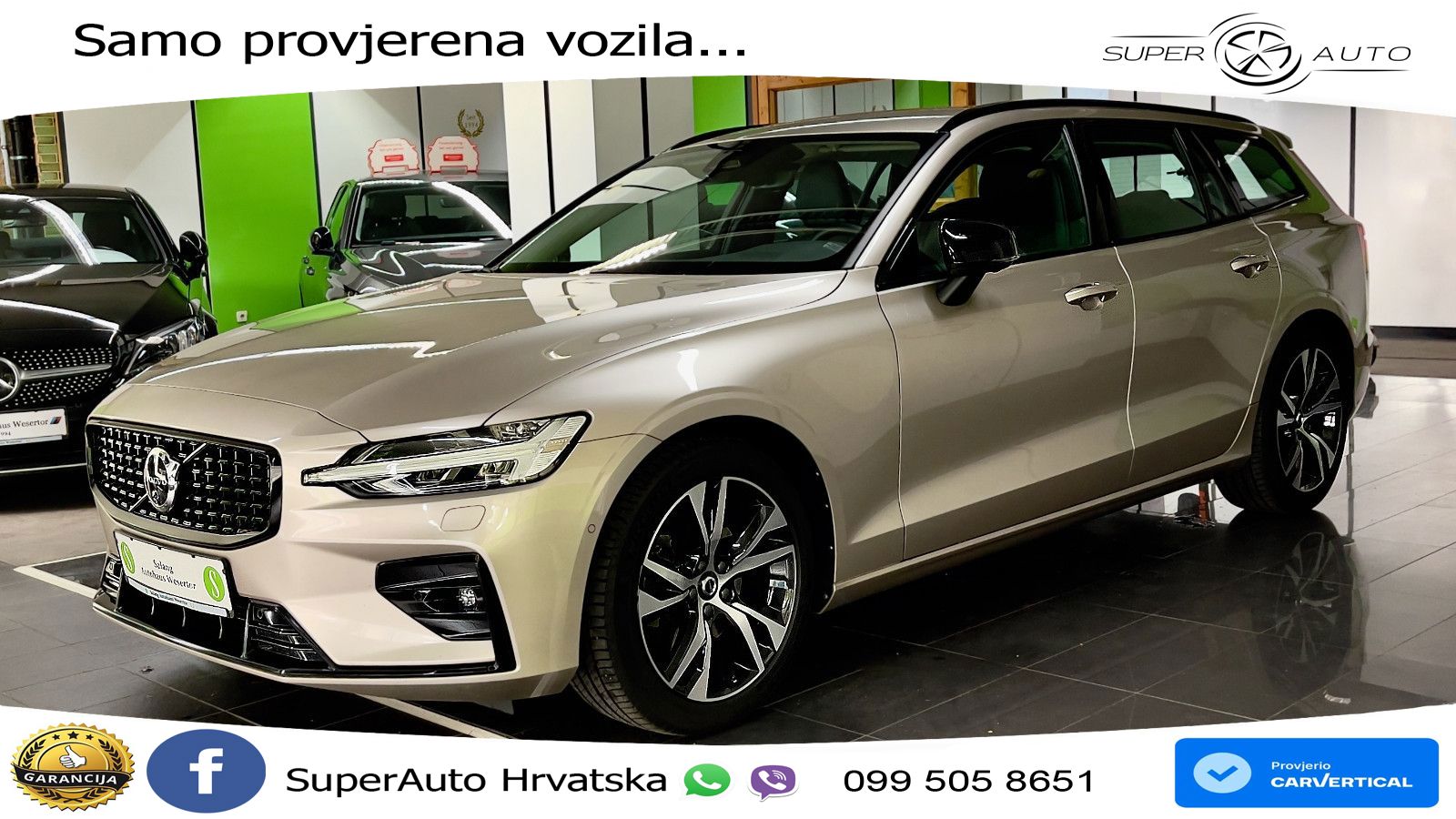 Volvo V60 2.0 B4 Benzin Automatic LED+GR SJED+ACC