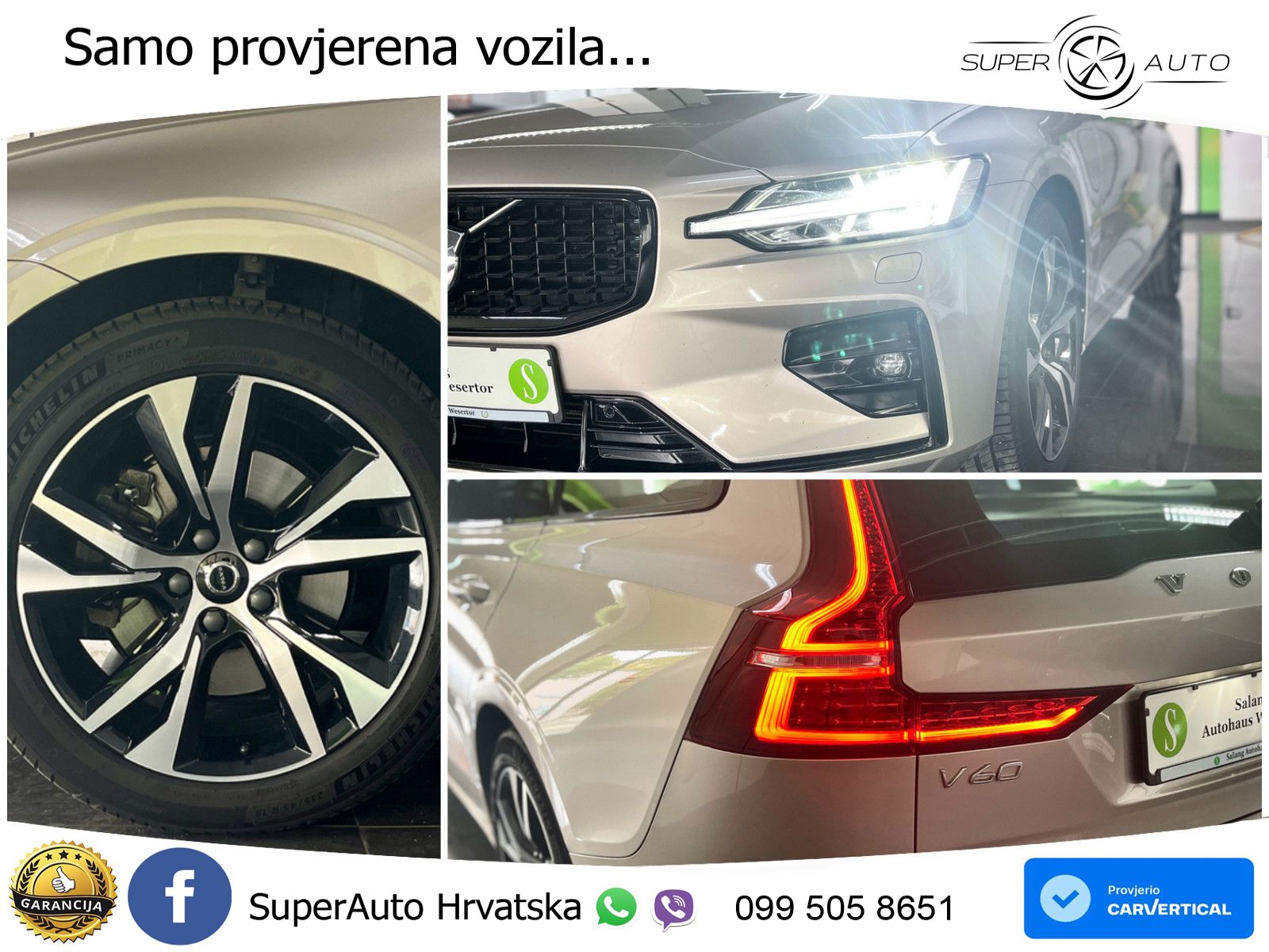 Volvo V60 2.0 B4 Benzin Automatic LED+GR SJED+ACC