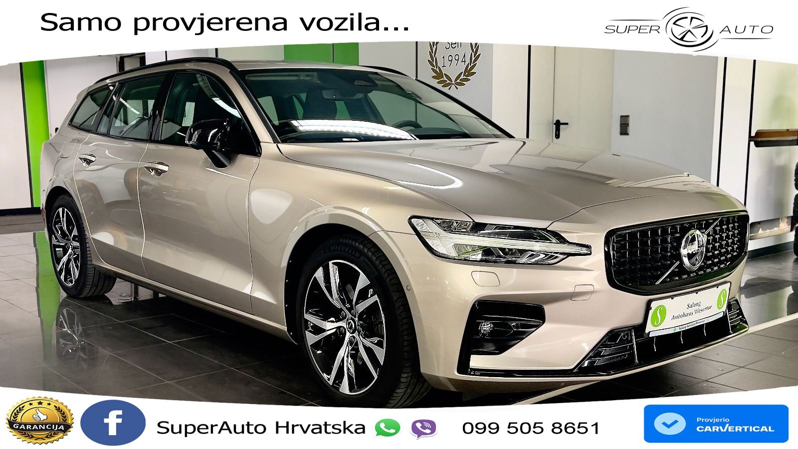 Volvo V60 2.0 B4 Benzin Automatic LED+GR SJED+ACC
