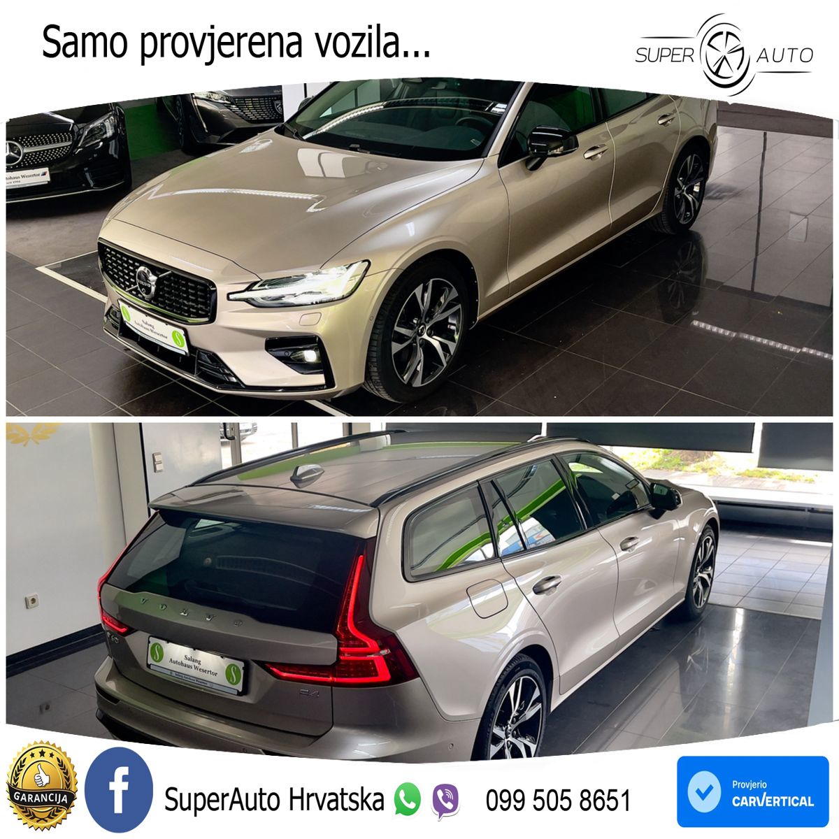 Volvo V60 2.0 B4 Benzin Automatic LED+GR SJED+ACC