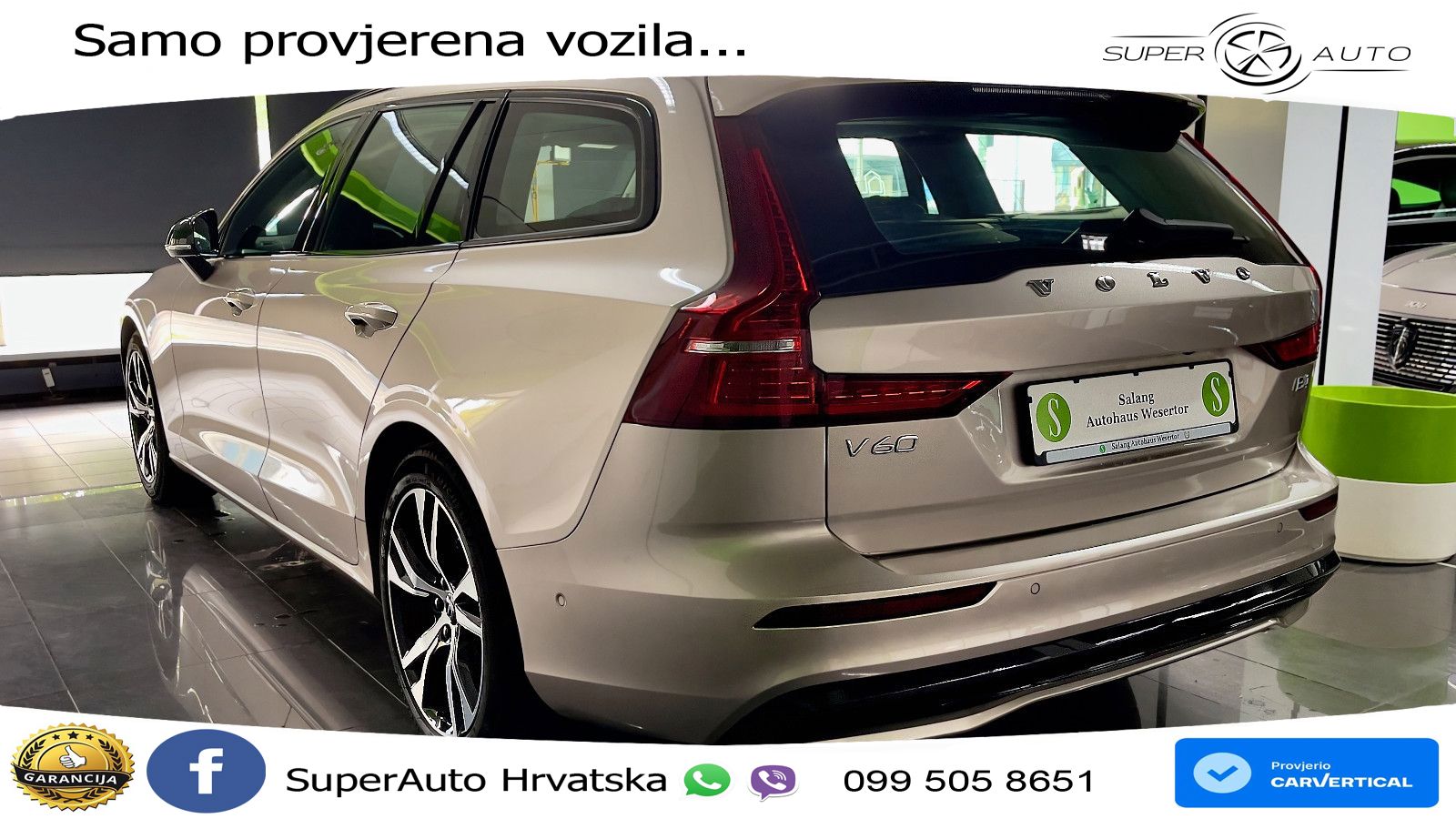 Volvo V60 2.0 B4 Benzin Automatic LED+GR SJED+ACC