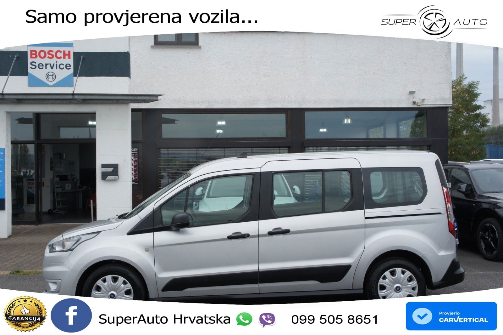 Ford Transit Connect lang L2*5SITZE*AHK*DAB*2xSCH.TÜR 101 KS