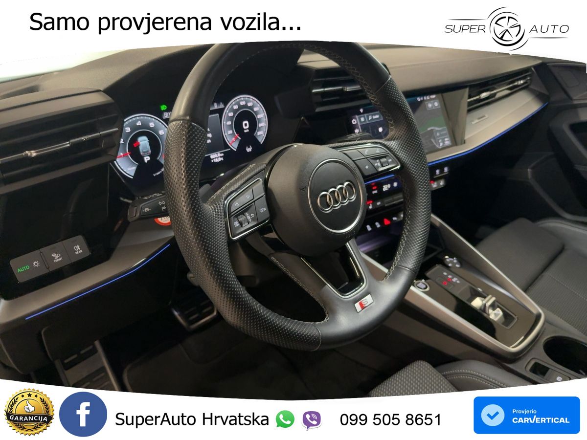Audi A3 35 TFSI (150 KS) S tronic S line LED+GR SJED+ACC