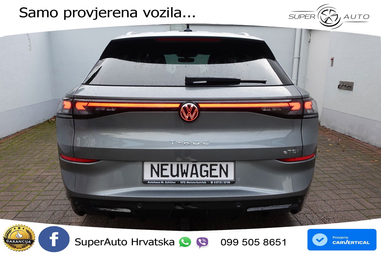 Volkswagen T-Roc 1.5 eTSI (150 KS)  DSG R-Line LED+GR SJED+ACC