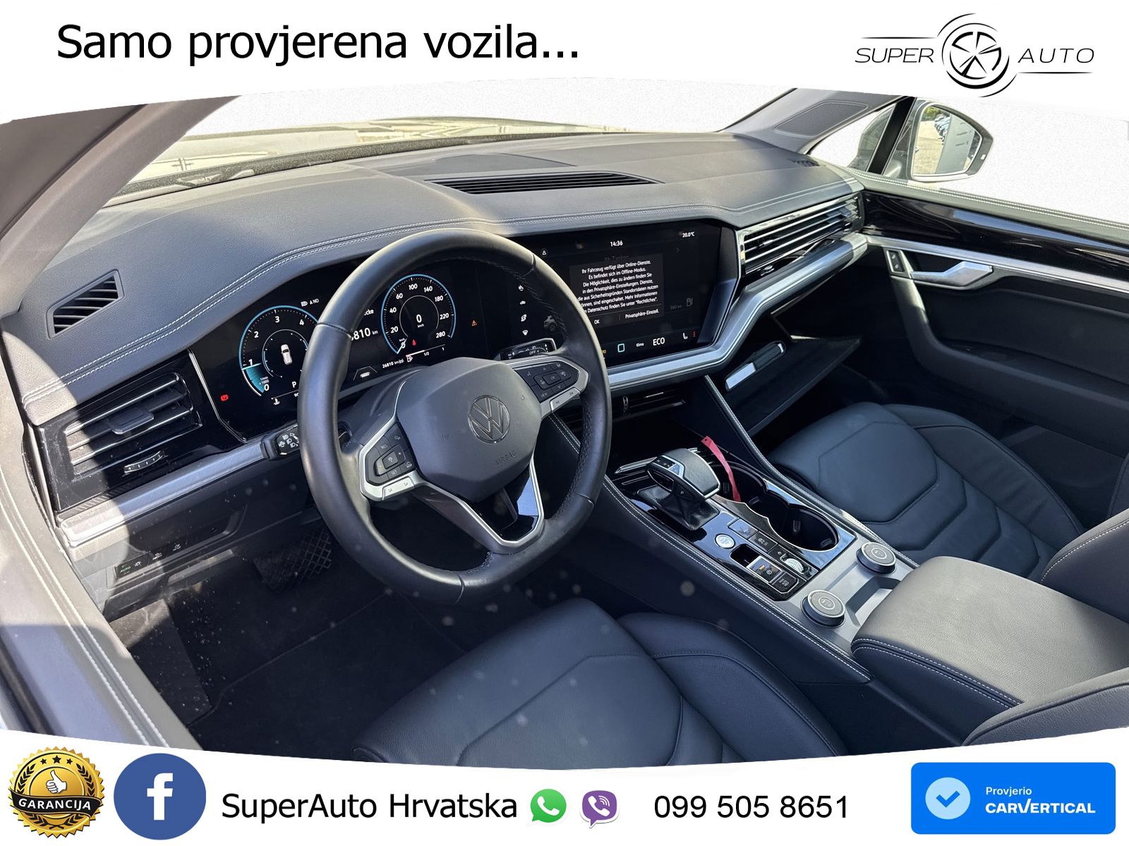 Volkswagen Touareg 3.0 V6 TDI (231 KS) 4MOTION Tiptronic ZRAČNI+ACC+GR SJED+KAM