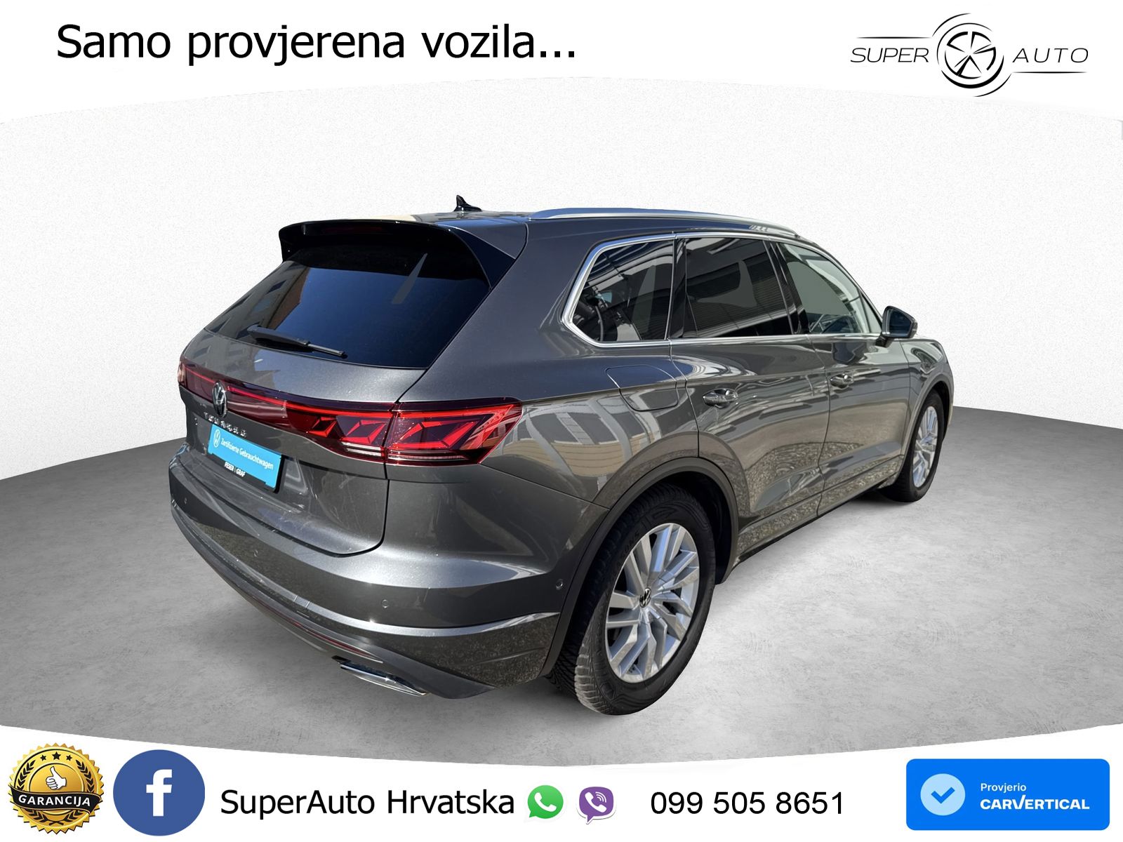 Volkswagen Touareg 3.0 V6 TDI (231 KS) 4MOTION Tiptronic ZRAČNI+ACC+GR SJED+KAM
