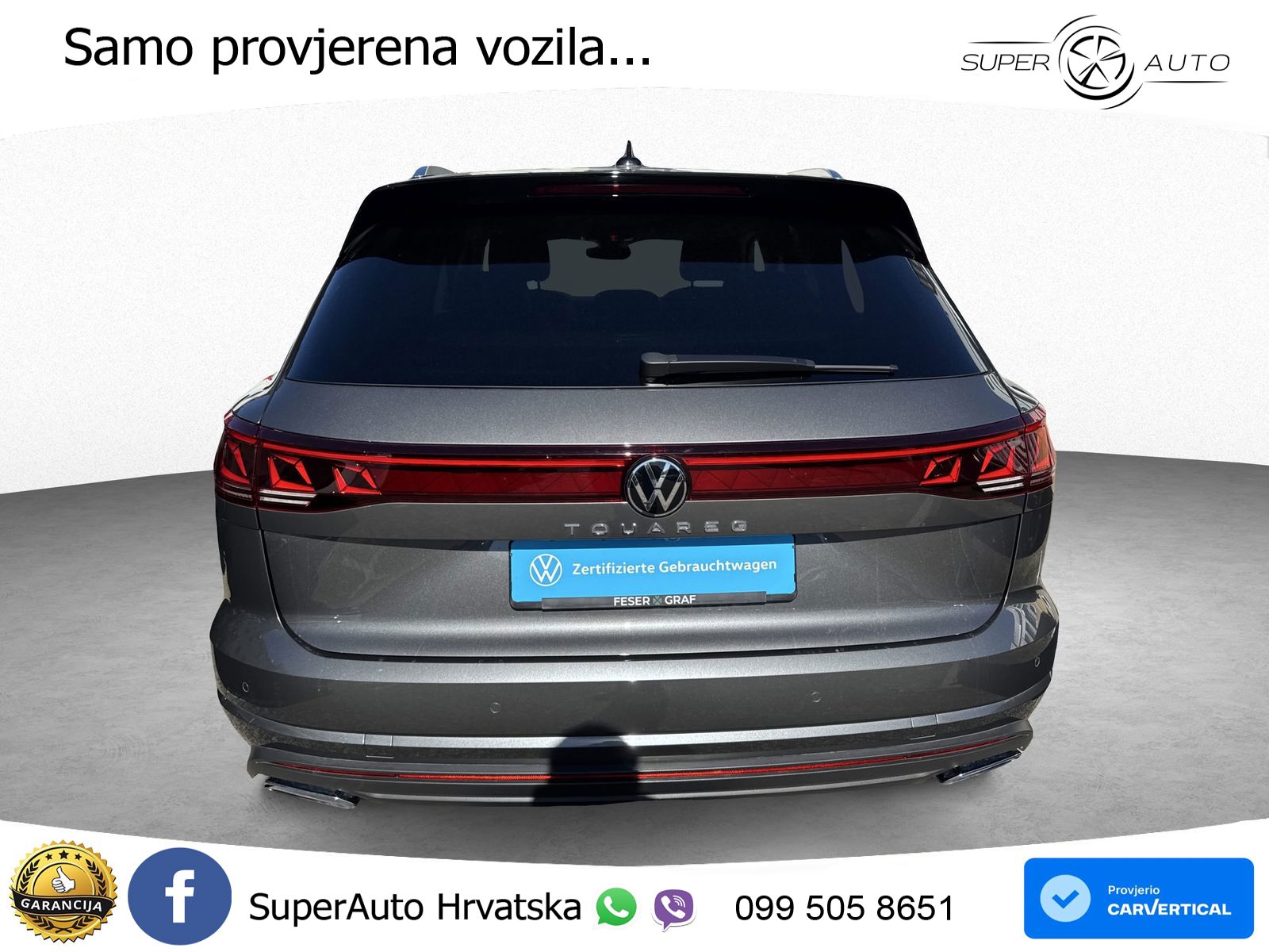 Volkswagen Touareg 3.0 V6 TDI (231 KS) 4MOTION Tiptronic ZRAČNI+ACC+GR SJED+KAM