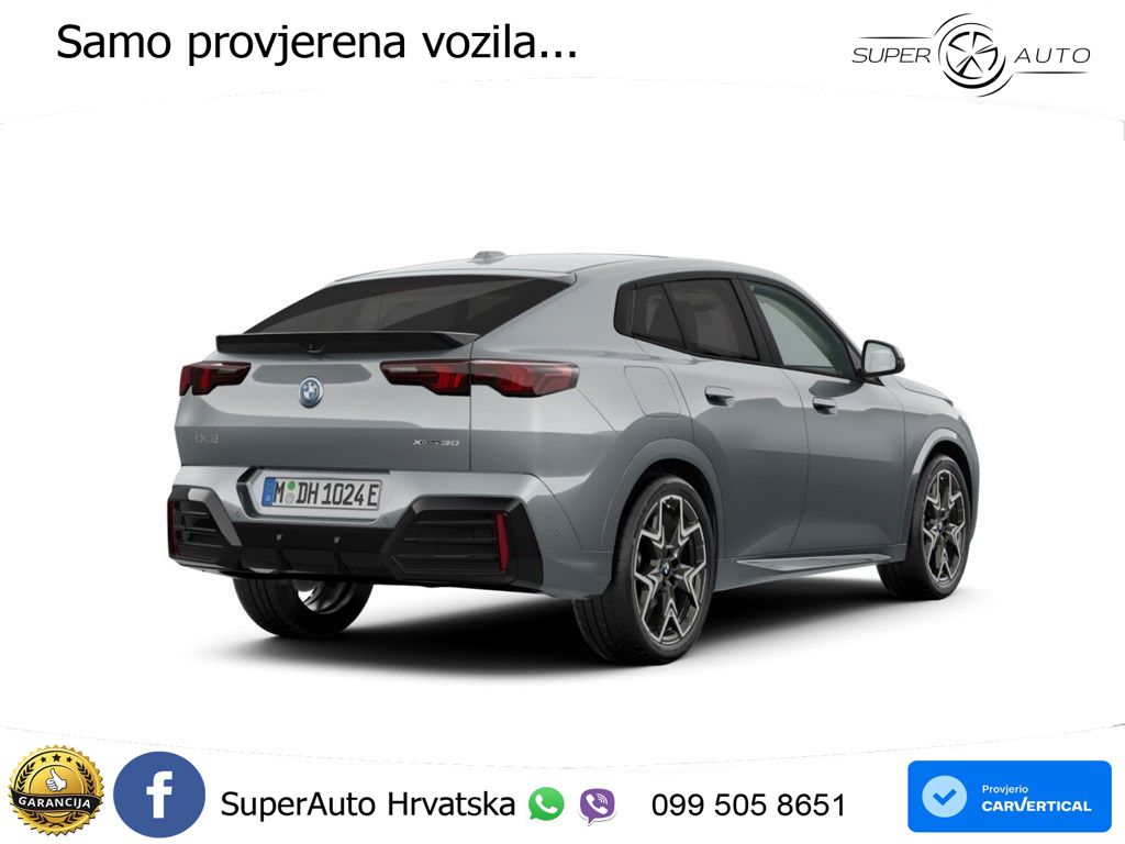 BMW iX2 66.5 kWh (313 KS) xDrive30 M Sport LED+GR SJED+ACC