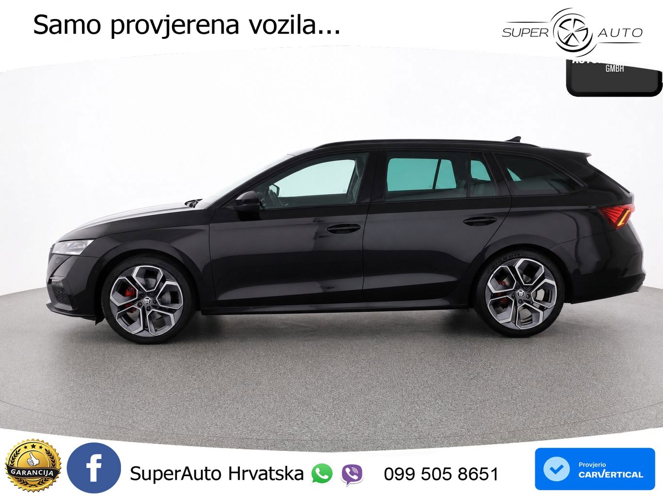 Škoda Octavia Combi RS 2.0 TDI (200 KS) DSG LED+GR SJED+ACC