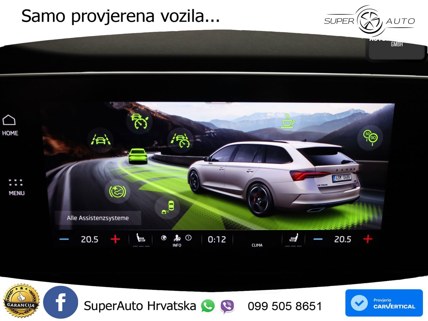 Škoda Octavia Combi RS 2.0 TDI (200 KS) DSG LED+GR SJED+ACC