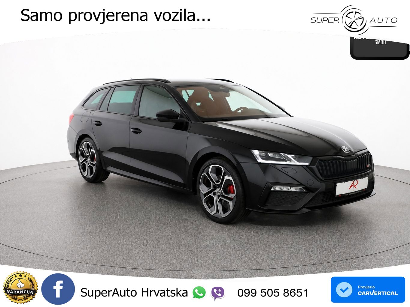 Škoda Octavia Combi RS 2.0 TDI (200 KS) DSG LED+GR SJED+ACC