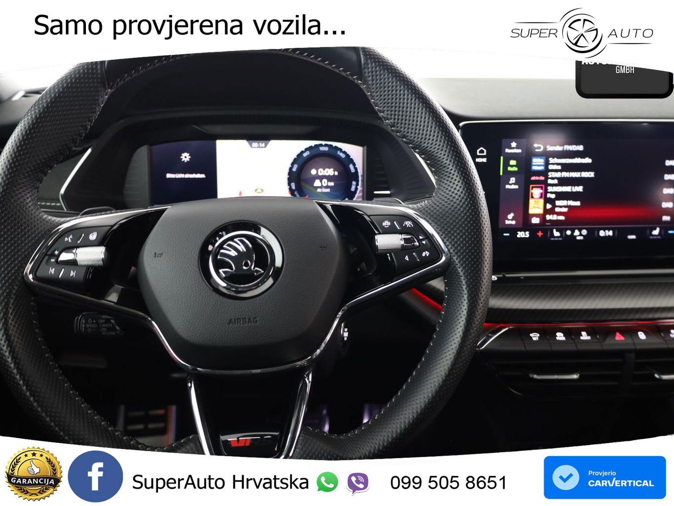 Škoda Octavia Combi RS 2.0 TDI (200 KS) DSG LED+GR SJED+ACC